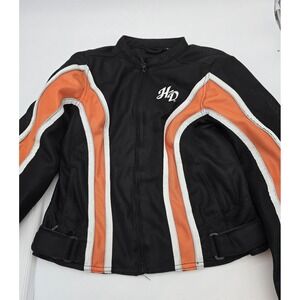 Womens Harley Davidson Signature II Mesh Riding Jacket Sz Small